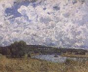 Alfred Sisley The Seine at Suresnes Germany oil painting artist